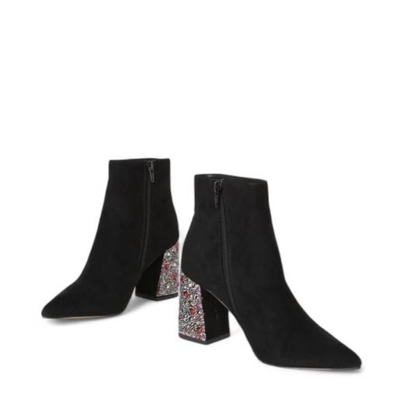 Betsy Johnson Heart Rhinestone Heels - Picture 12 of 13